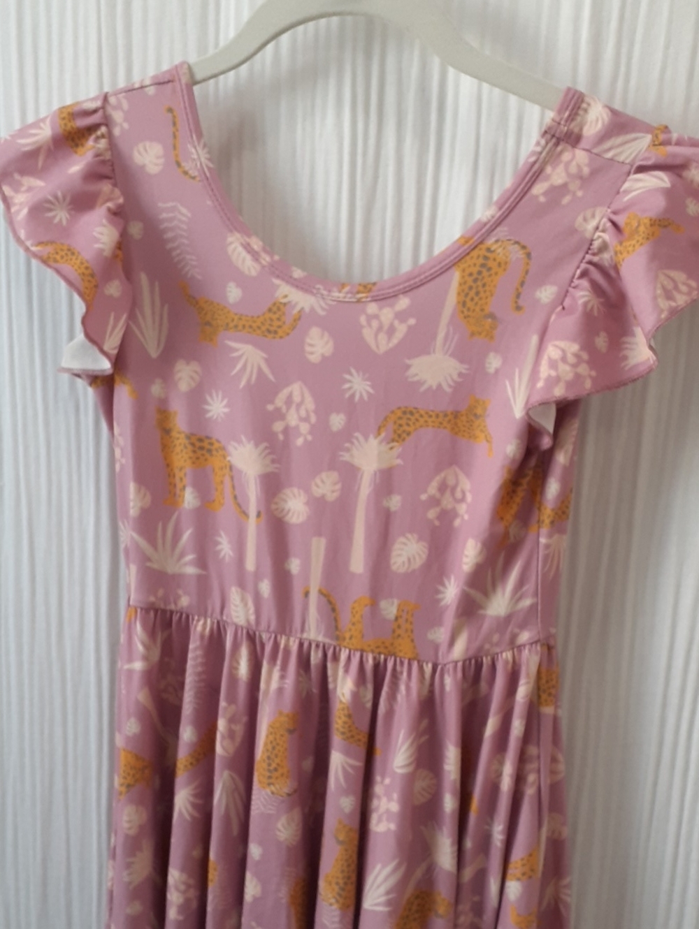 Dot Dot Smile Animal Print Dress Pink Size 8/10